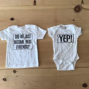 Baby Best Friends T-Shirt & Onesie